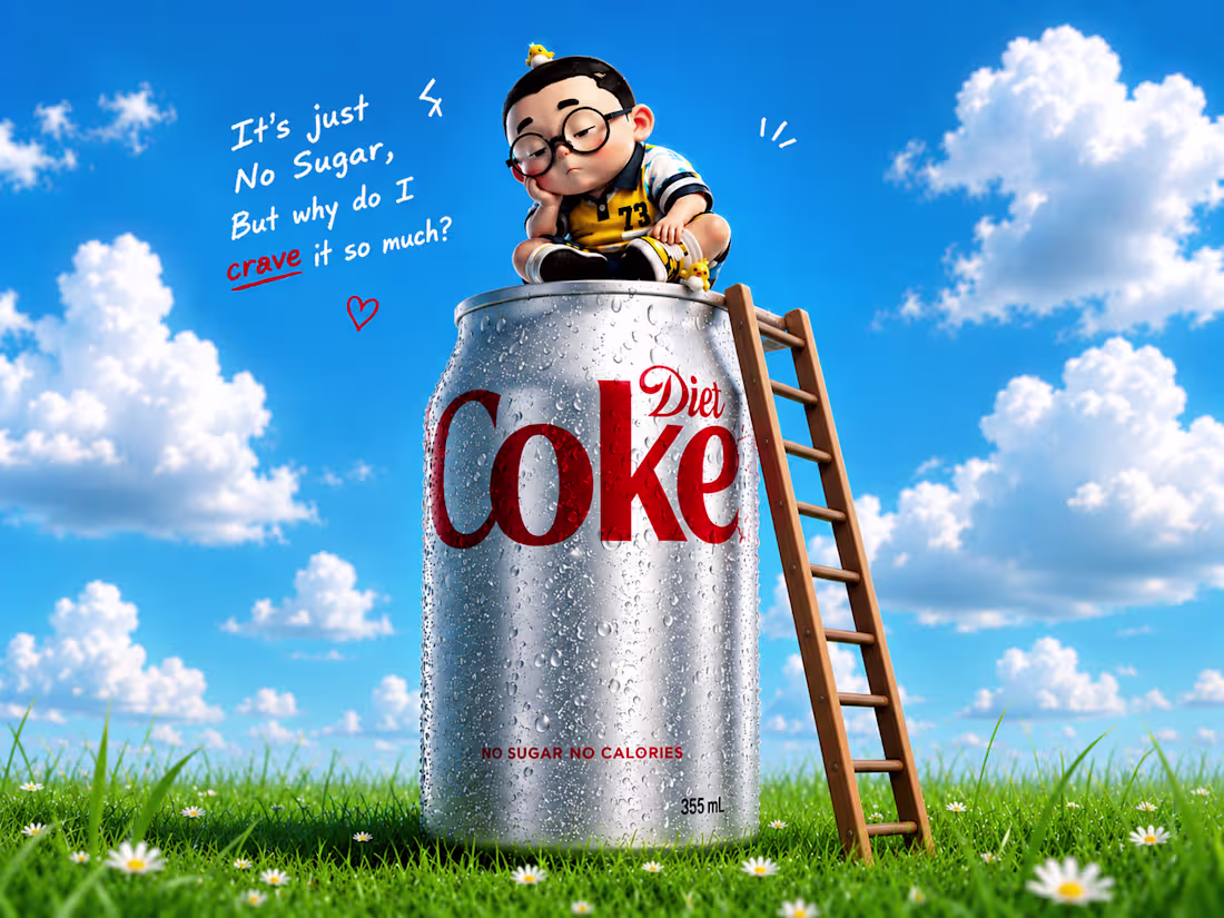 Cover image for Zero Sugar. Full Cravings
A playful