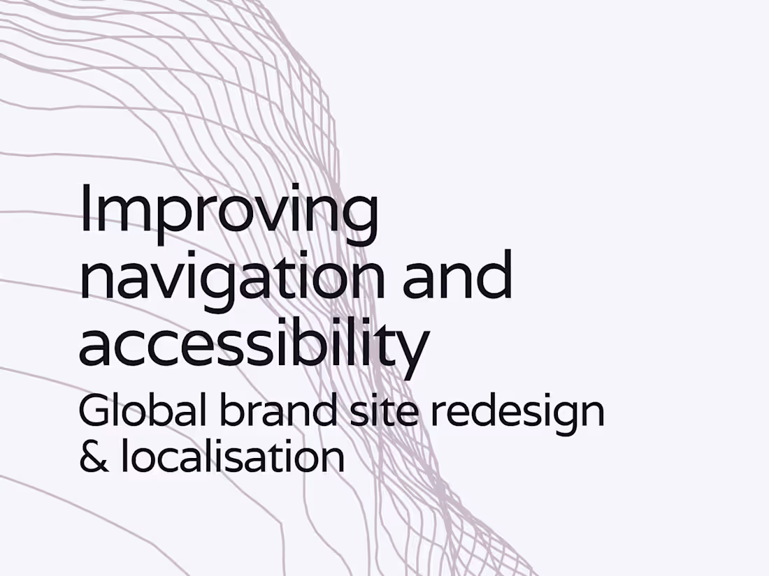 Cover image for Improving navigation and accessibility