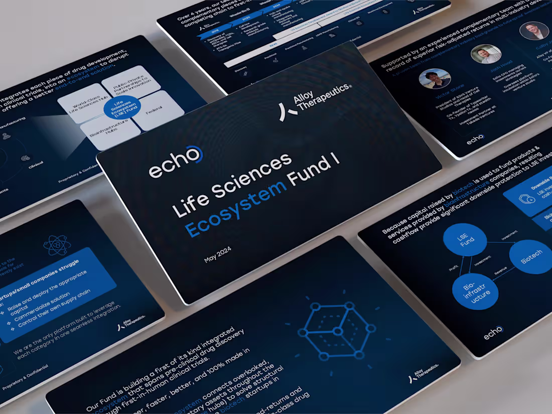 Cover image for Echo VC Investors Deck