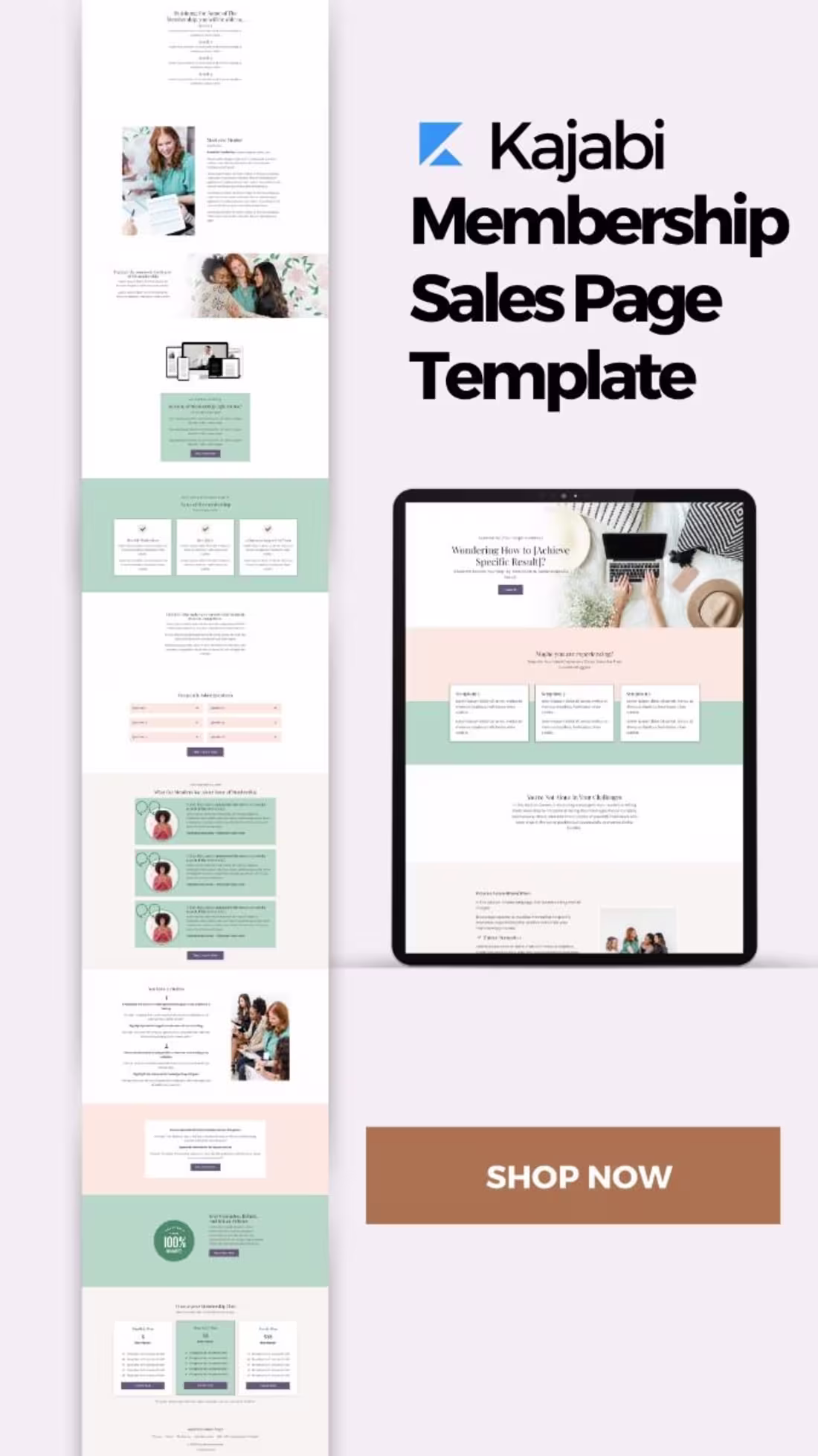 Cover image for Designed a high-converting Kajabi sales page template to hel...