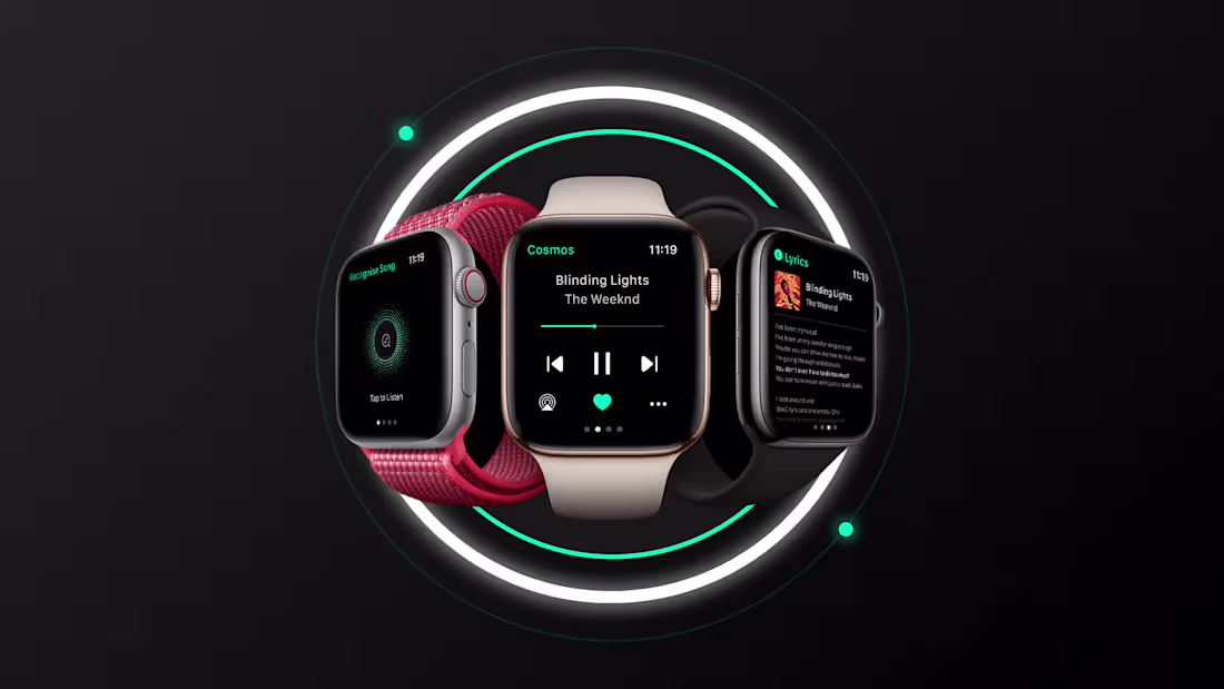 Cover image for Watch OS(Cosmos)- Apple Watch Music App UI