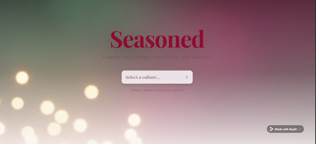 Cover image for Seasoned — Explore the World’s Holiday Traditions 🌍✨ Season...