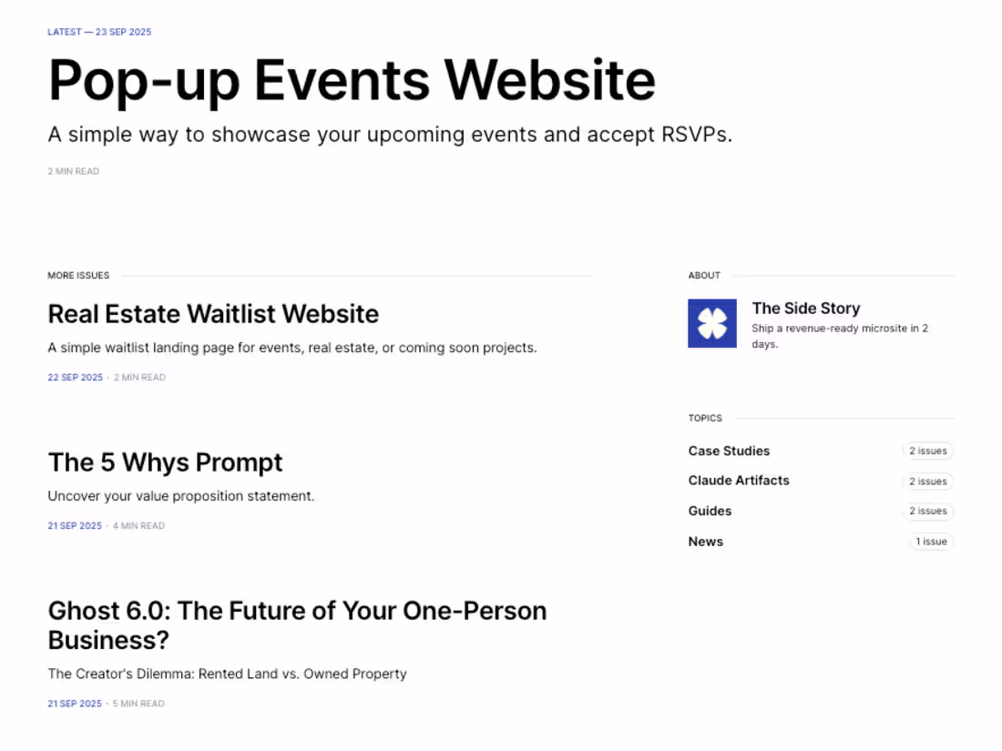 Cover image for SEO-friendly Blog on Ghost