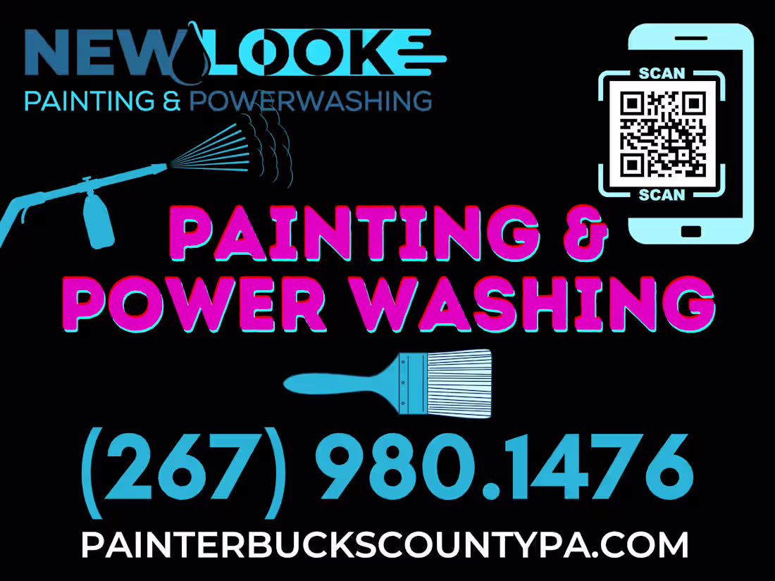 Cover image for New Look Painting & Powerwashing Yard Sign