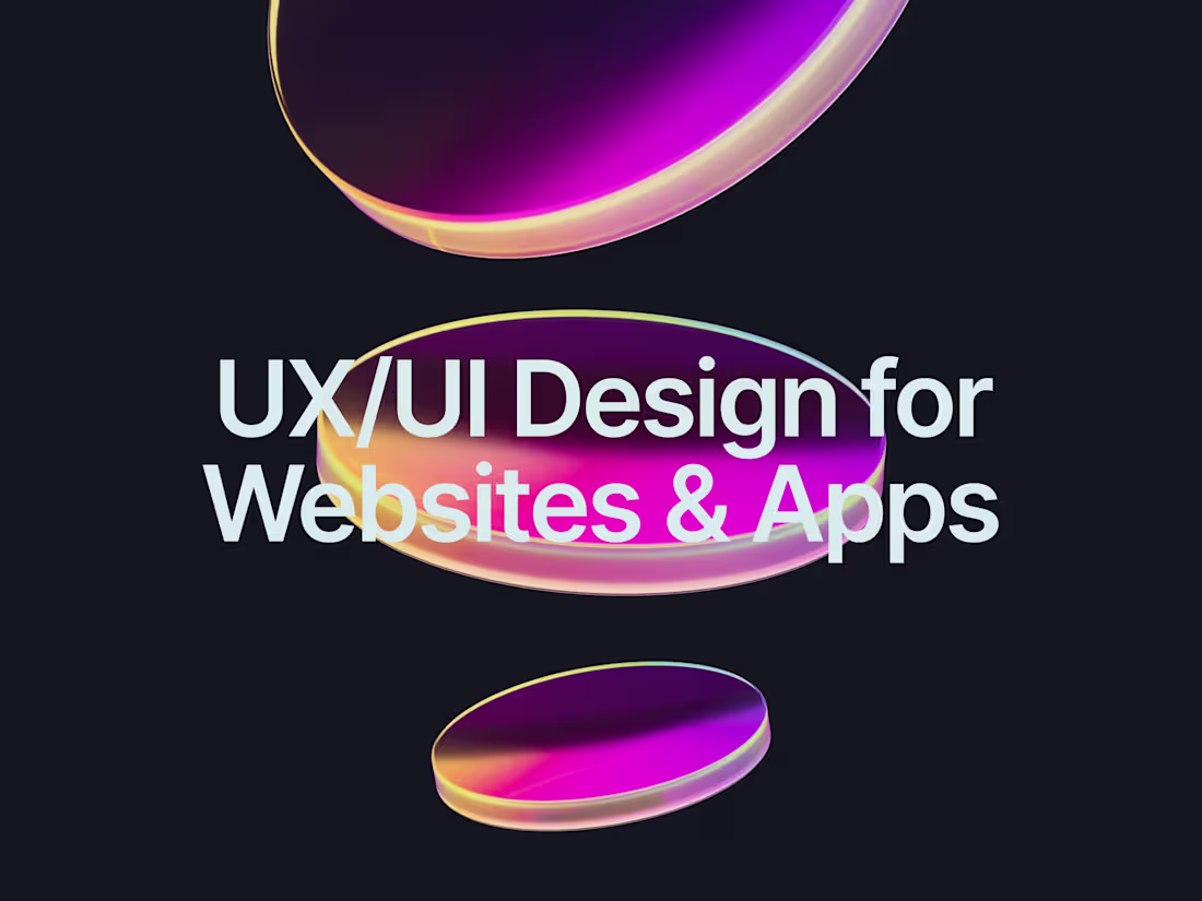 Cover image for UX/UI Design for Websites & Apps