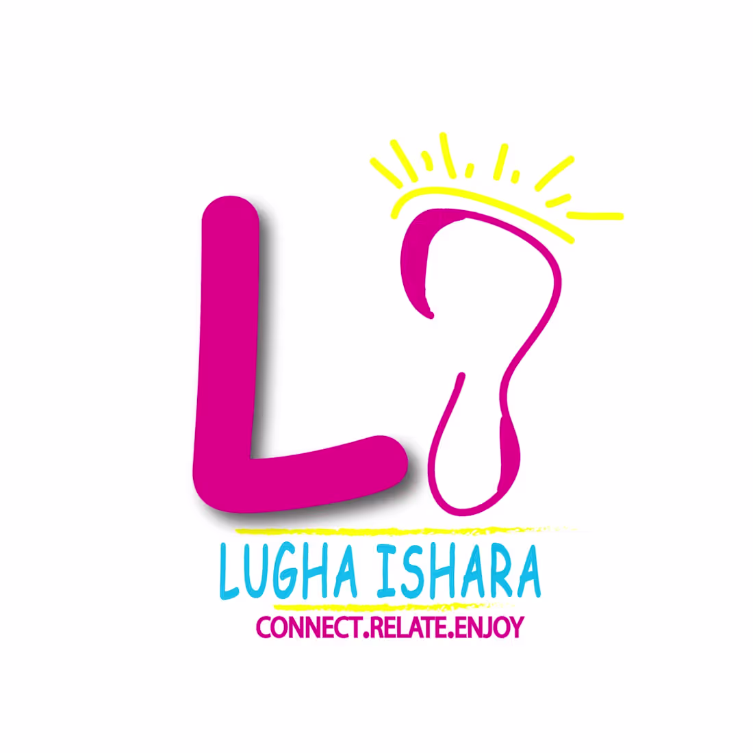 Cover image for Lugha Ishara logo and branding (Click here)