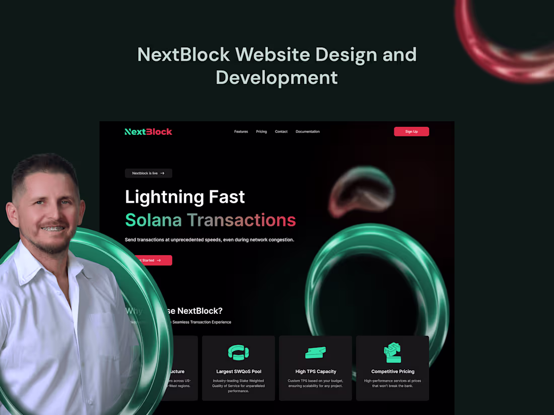 Cover image for NextBlock UI/UX Design and Web Development
