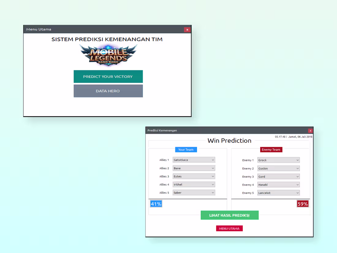 Cover image for Machine Learning-Based Win Prediction in Mobile Legends