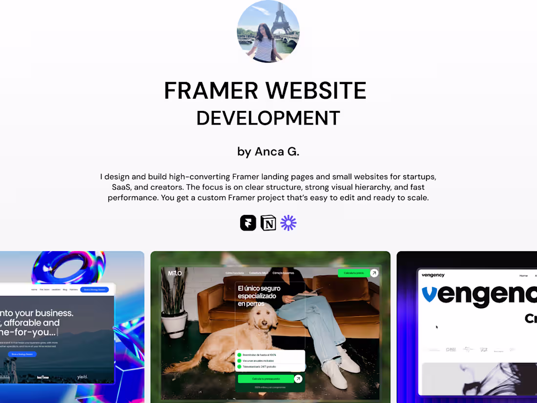 Cover image for Framer Website Development