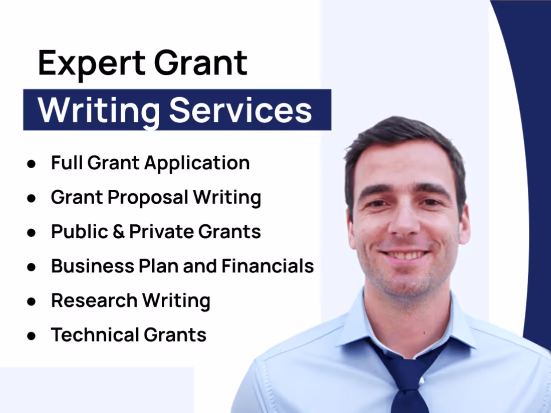 Cover image for Professional Grant Writer: Funding Solutions