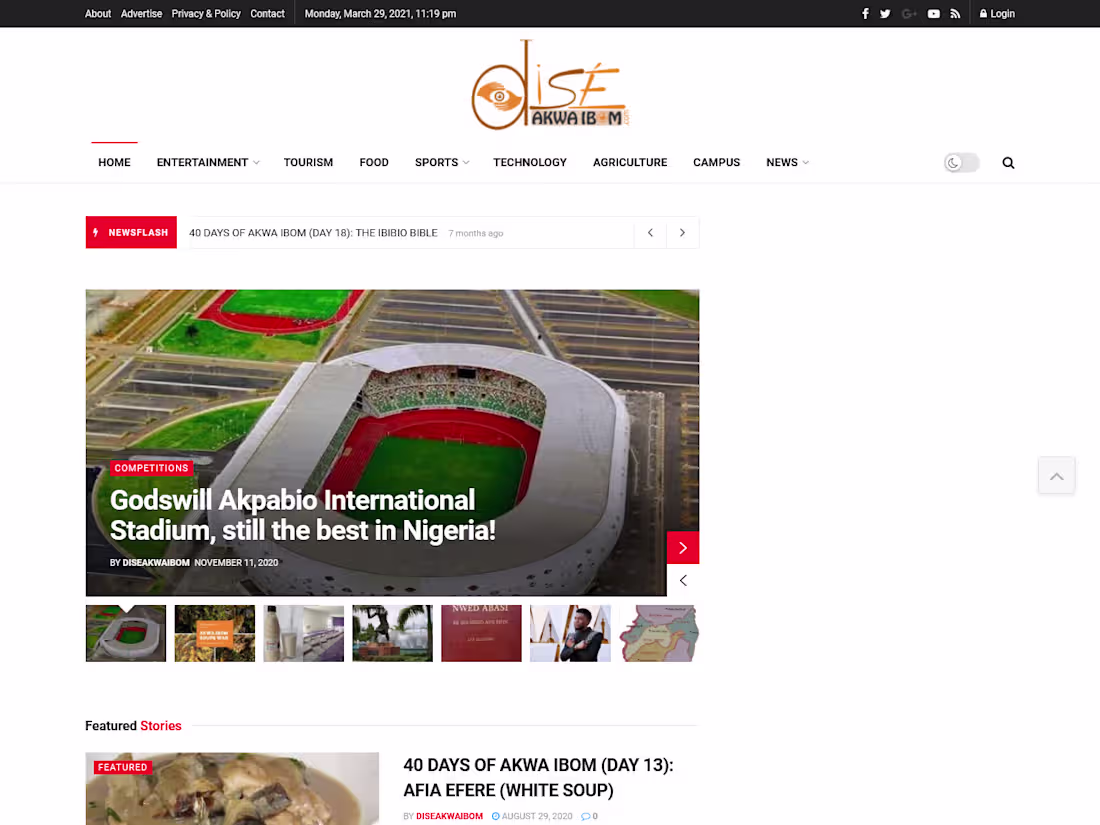 Cover image for Dise News Site