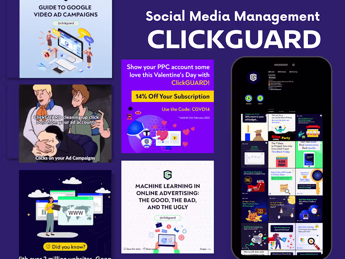 Cover image for ClickGuard - SMM + Content Creation + Copywriting