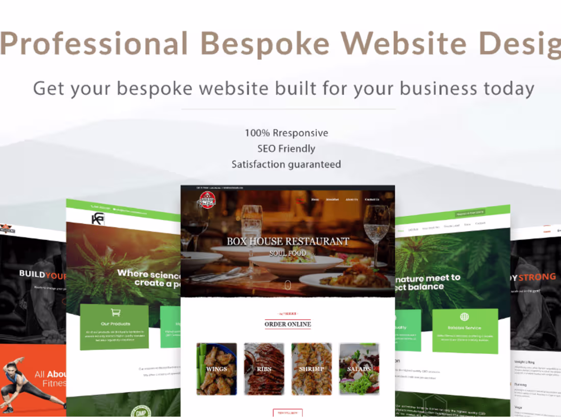 Cover image for I will design modern and fully responsive website