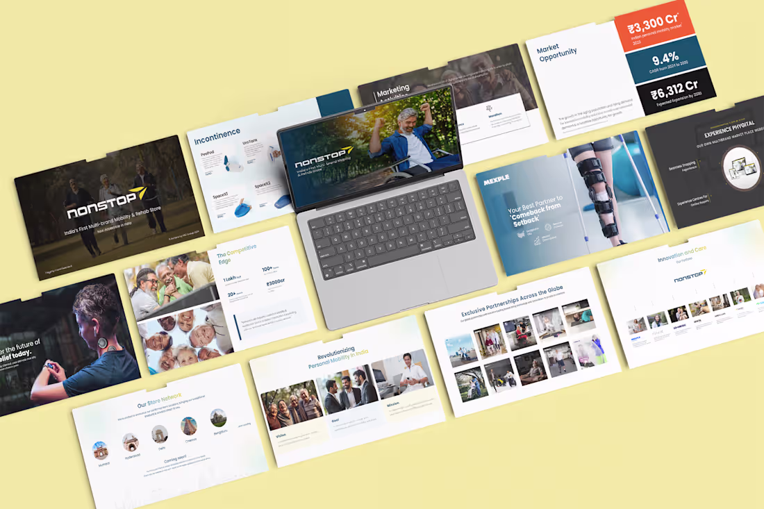 Cover image for Investor Pitch Deck for D2C Mobility Brand