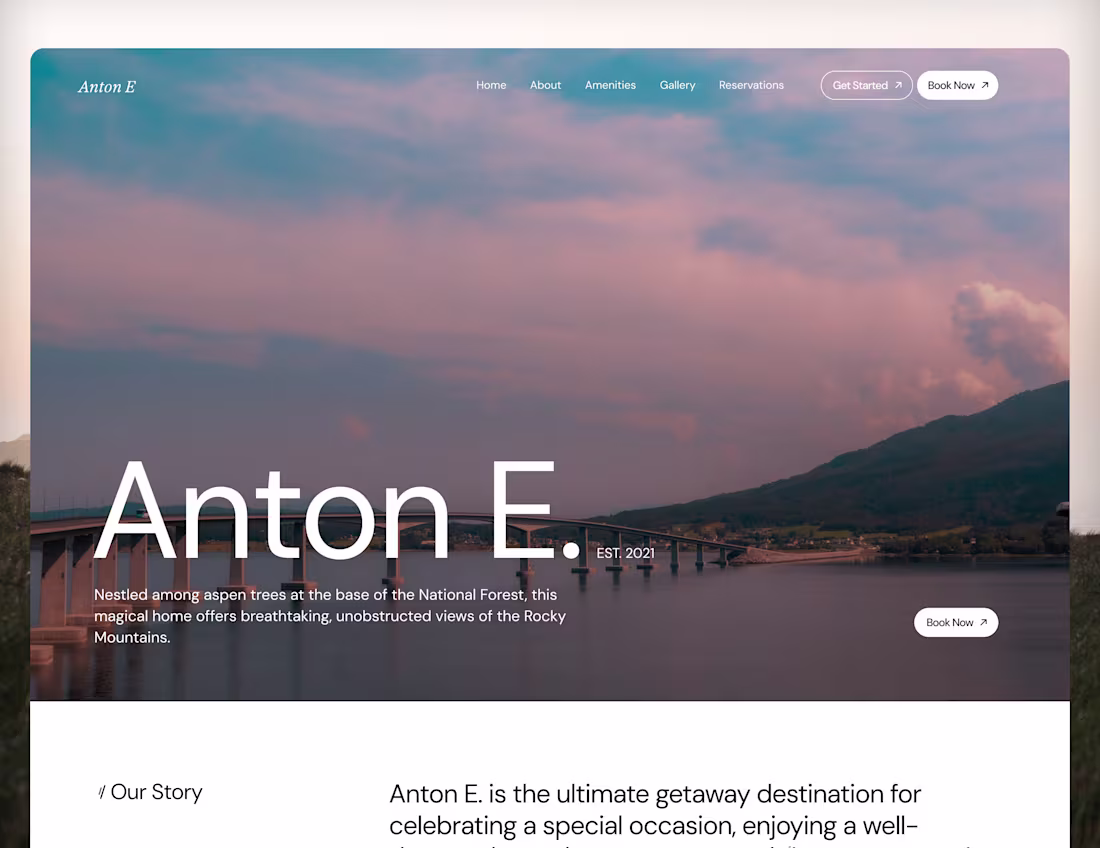 Cover image for Anton E. — Luxury Mountain