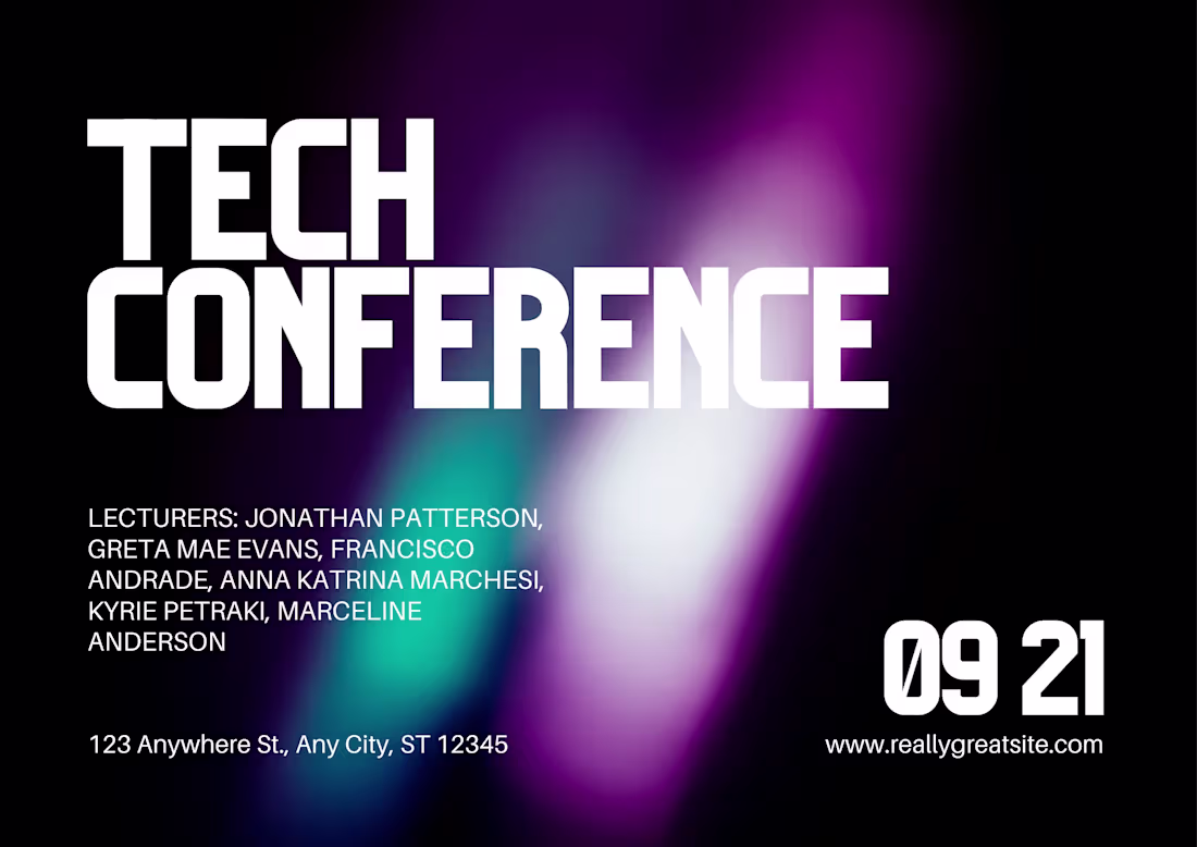 Cover image for Creative Banner Design for Tech Conference