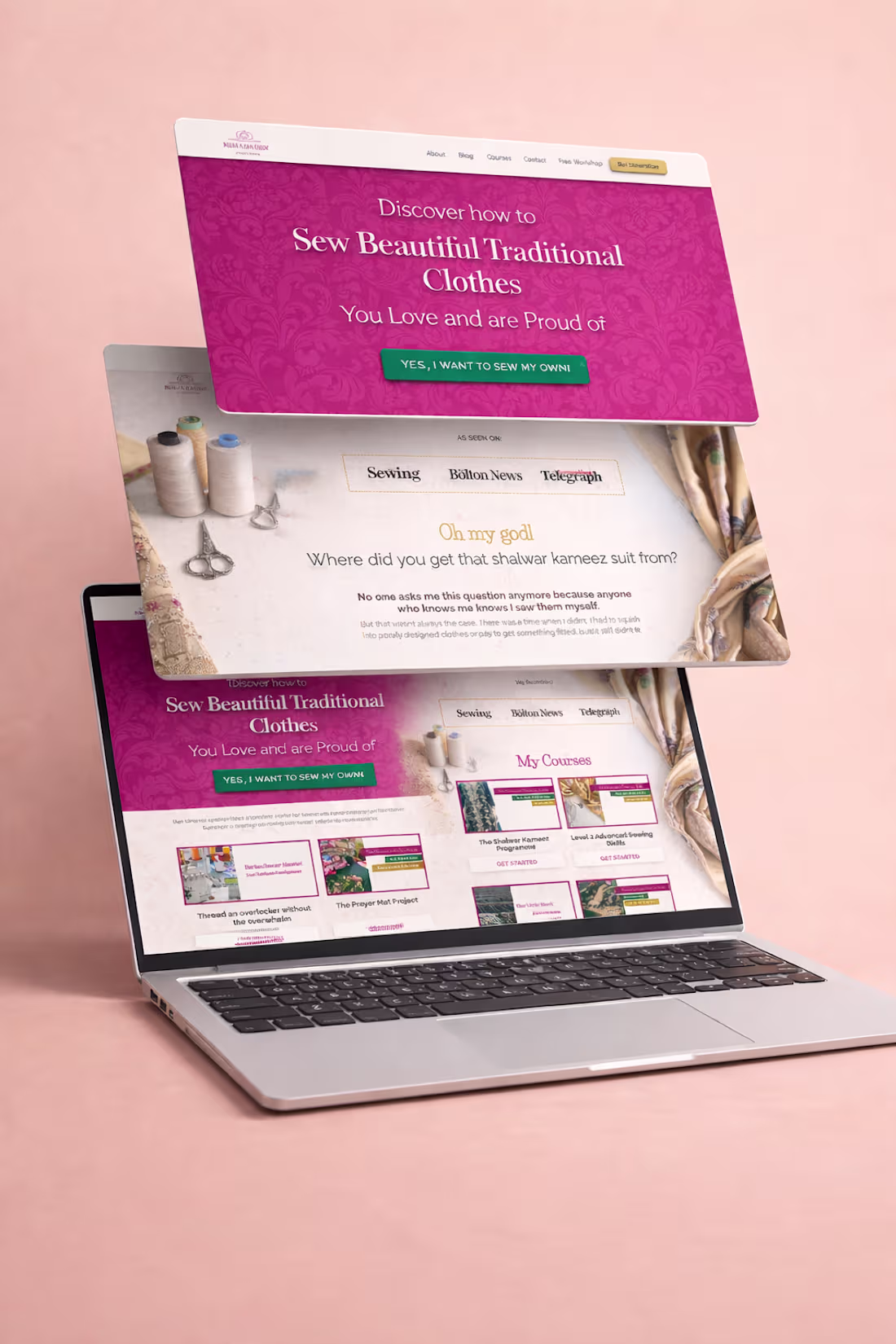 Cover image for I designed this Kajabi website