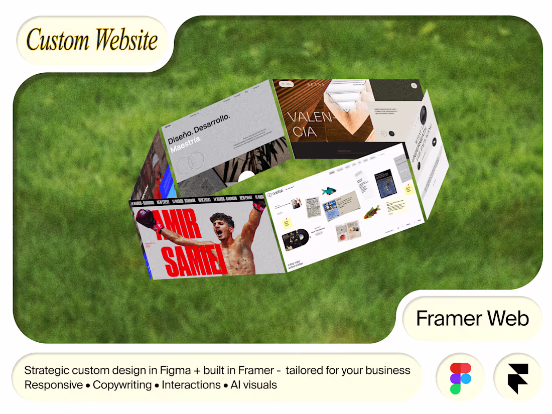 Cover image for Custom Framer Website Design