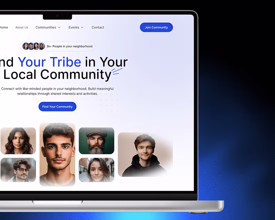 Cover image for Local Tribe - A Community Website Design