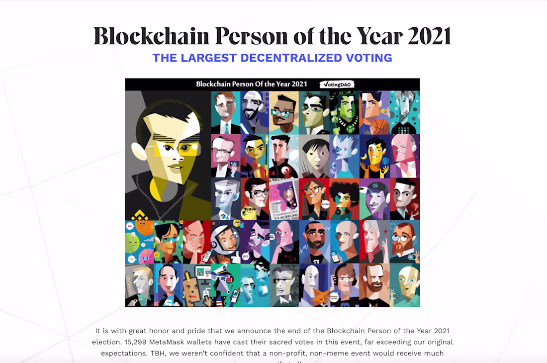 Cover image for VotingDAO - The largest decentralised voting | UI Developer