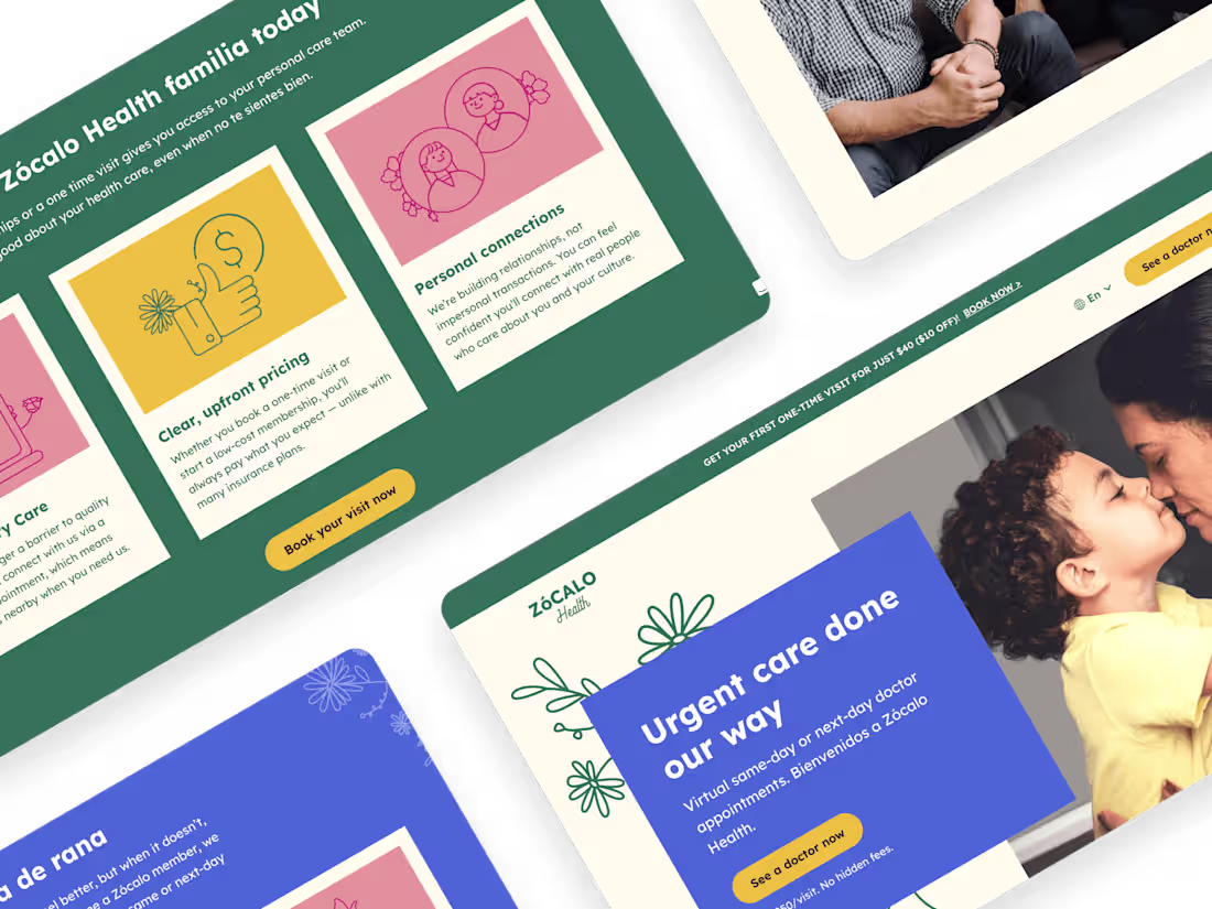 Cover image for Conversion-focused telehealth website