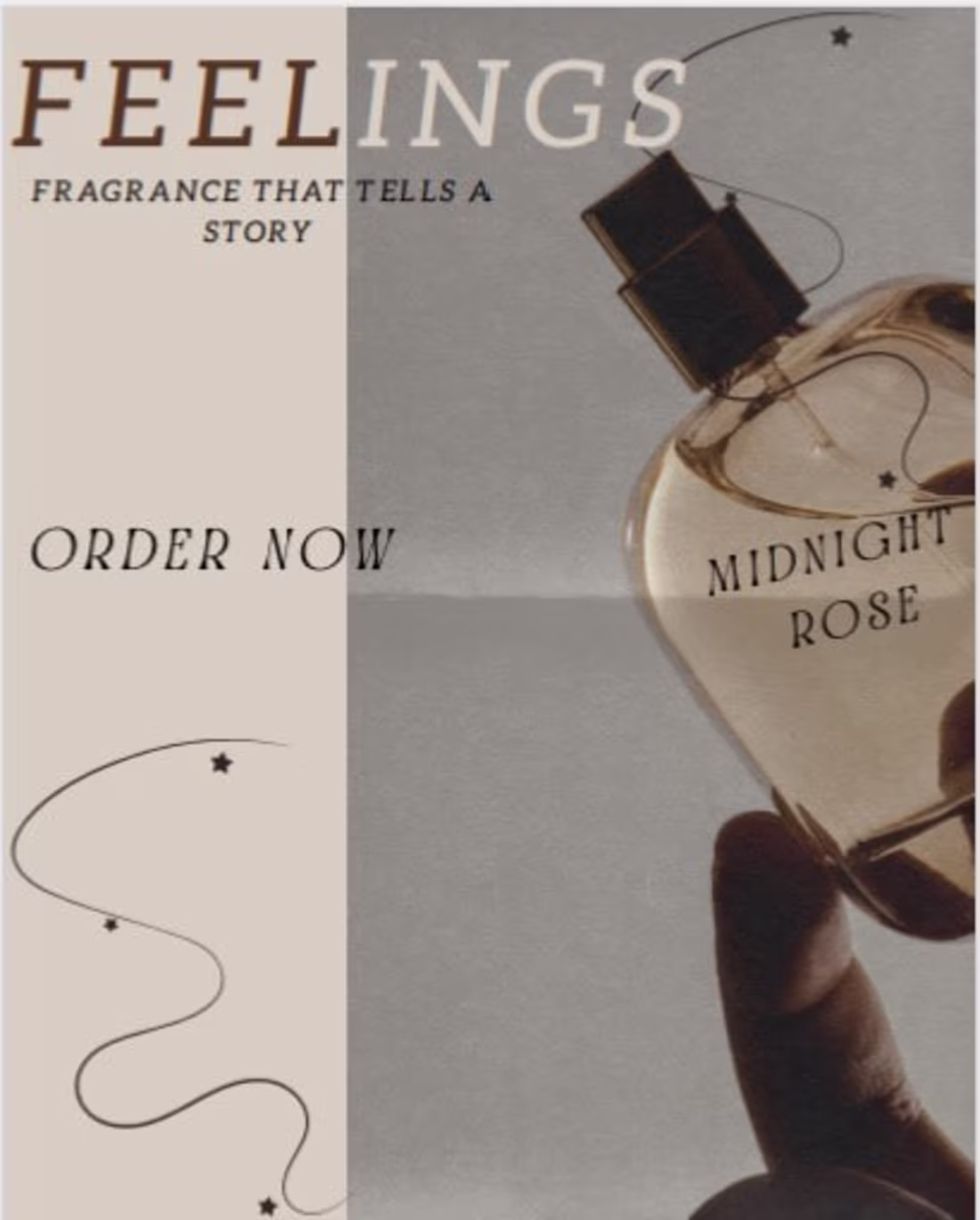 Cover image for Midnight Rose – Perfume Ad Design