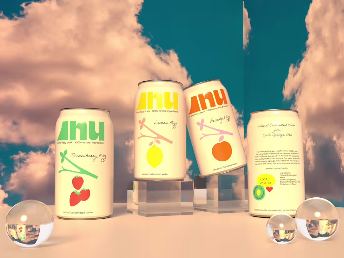 Cover image for INU - Branding + 3D Packaging Design 