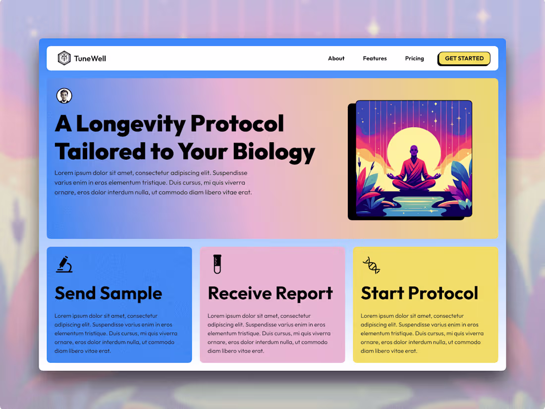 Cover image for Figma Landing Page Design