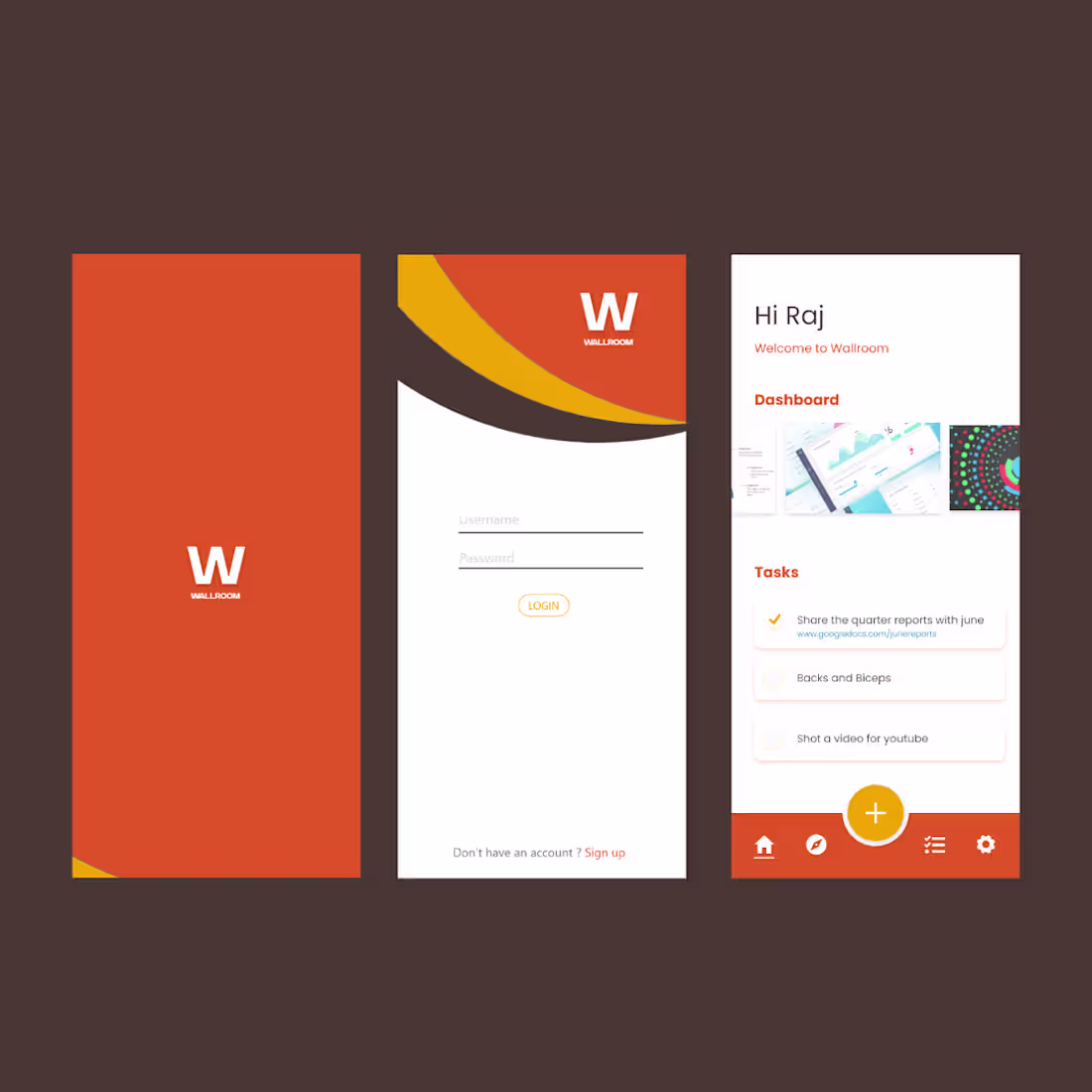 Cover image for Wallroom- Task Management App