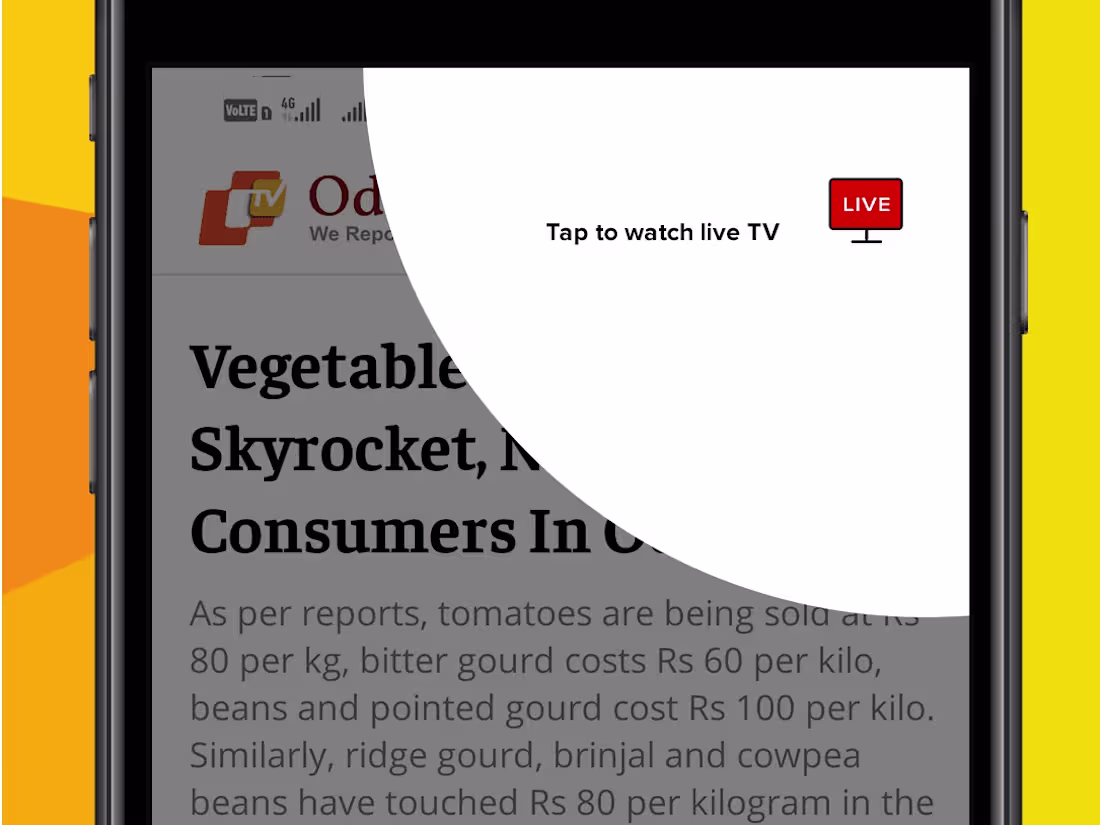 Cover image for Odisha TV News App