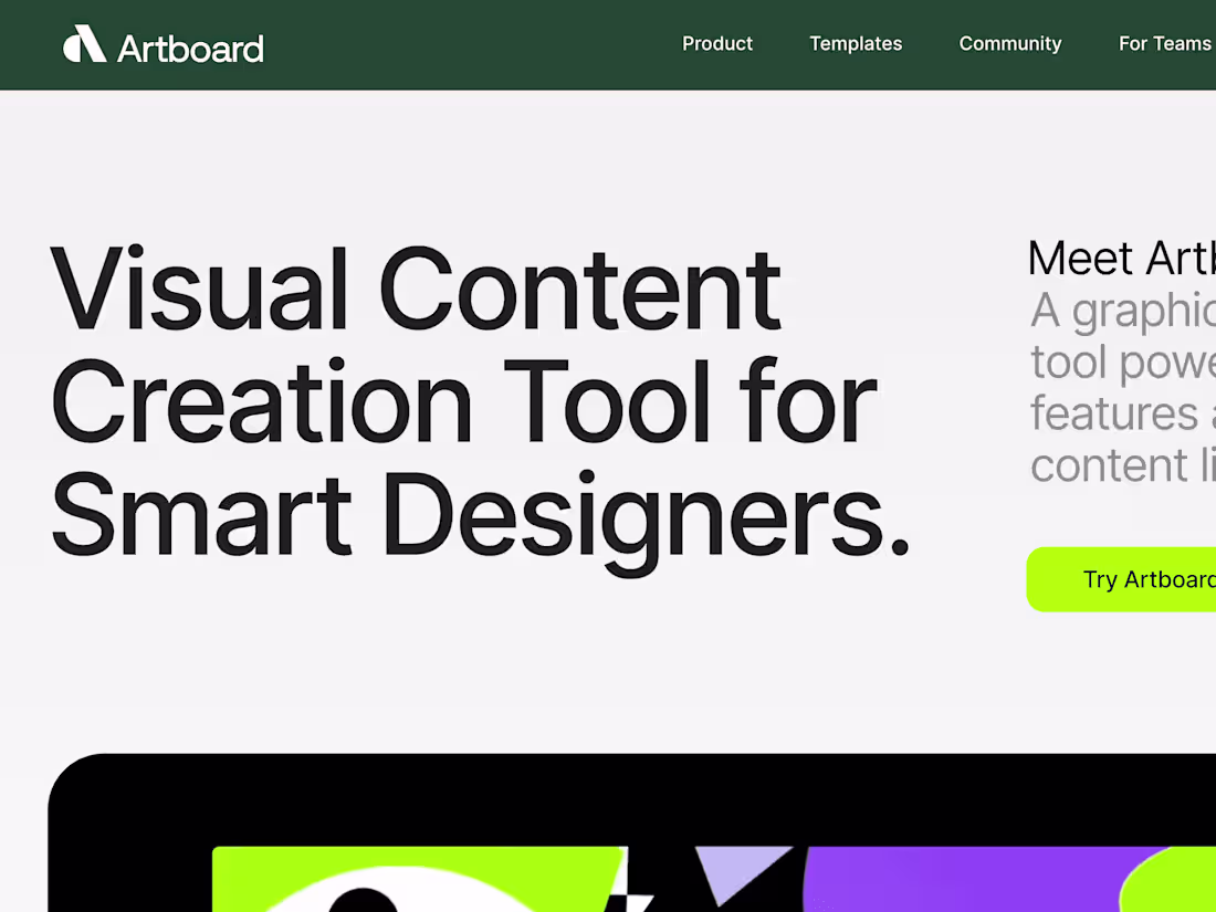 Cover image for Design and Development for artboard.studio