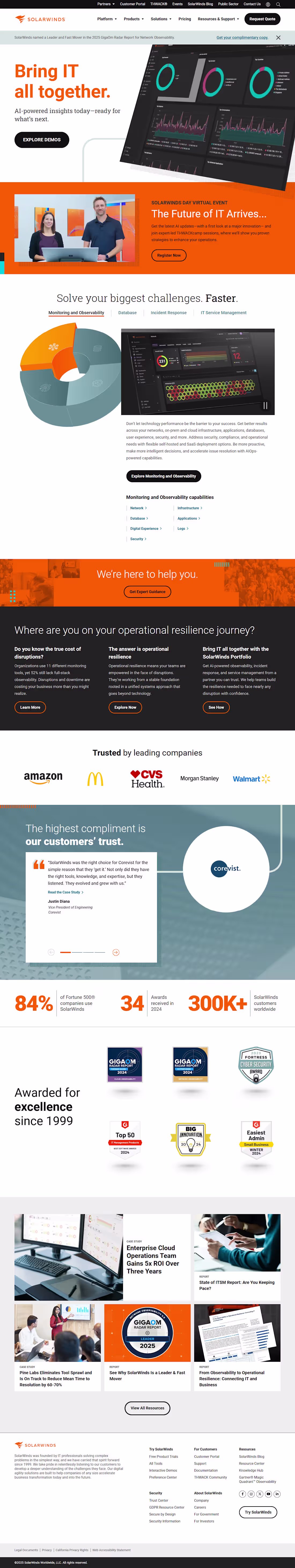 Cover image for Scalable Dynamic Website for SaaS & IT Services Company