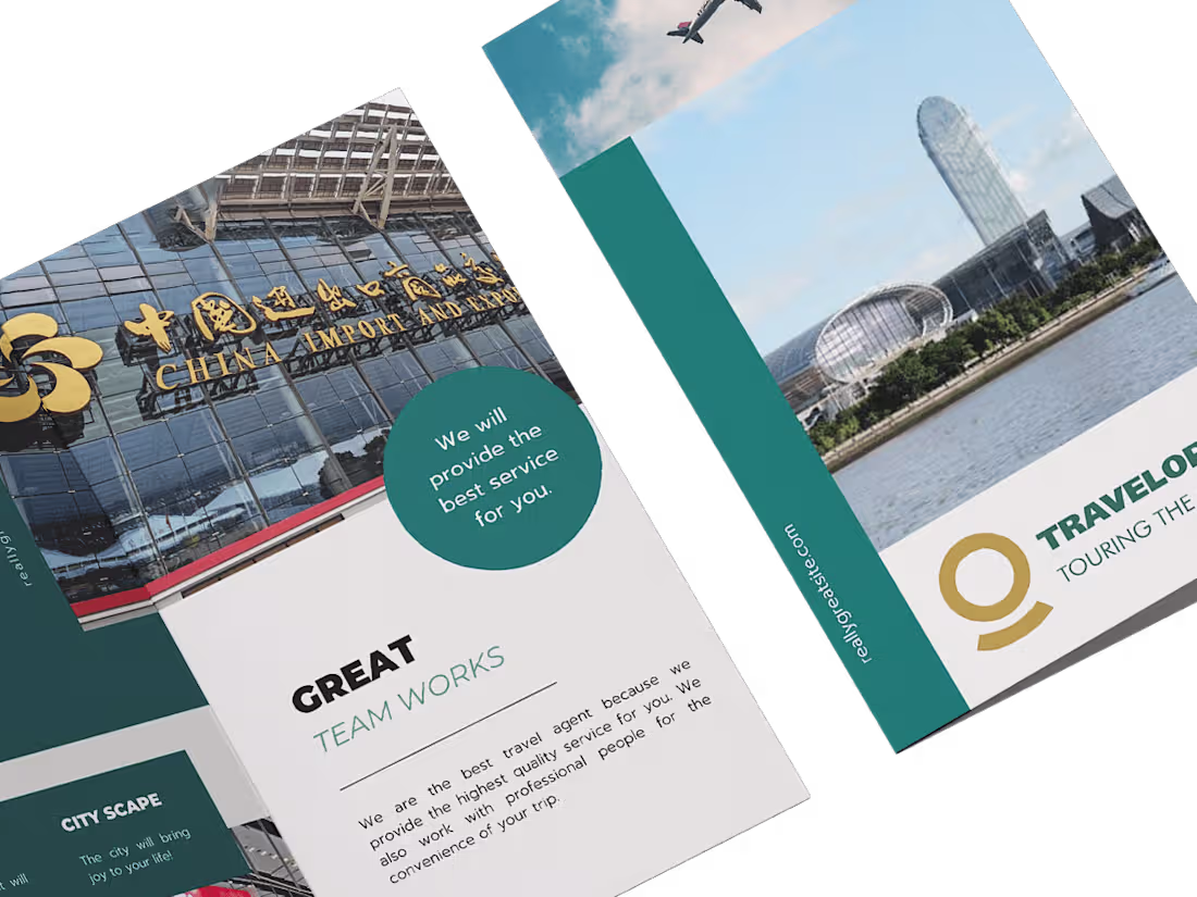 Cover image for Eye-catching bifold and trifold brochure designs