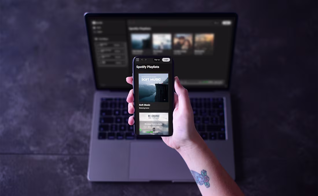 Cover image for This project is a Spotify-inspired web application built to ...