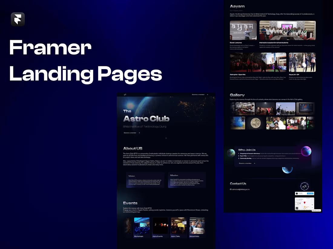 Cover image for Framer Website Development