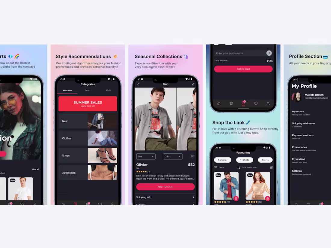 Cover image for Shopping App UI
