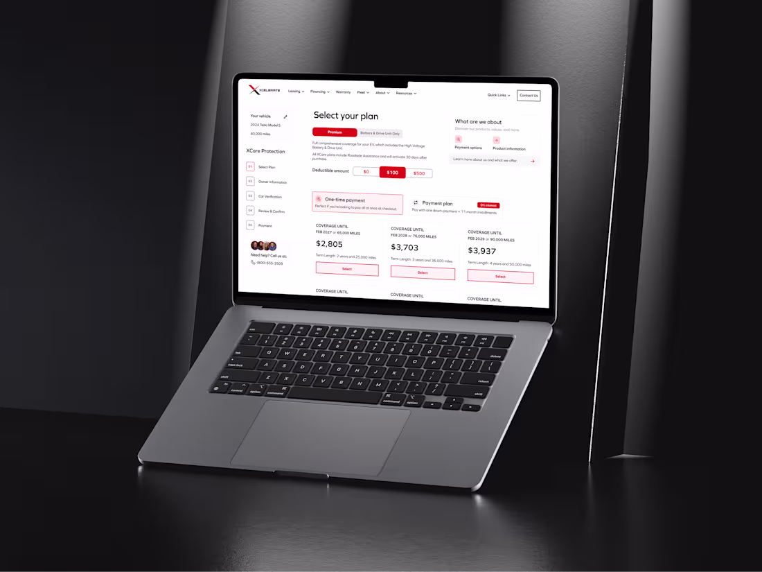 Cover image for Xcelerate Auto EV Purchase Flow Redesign