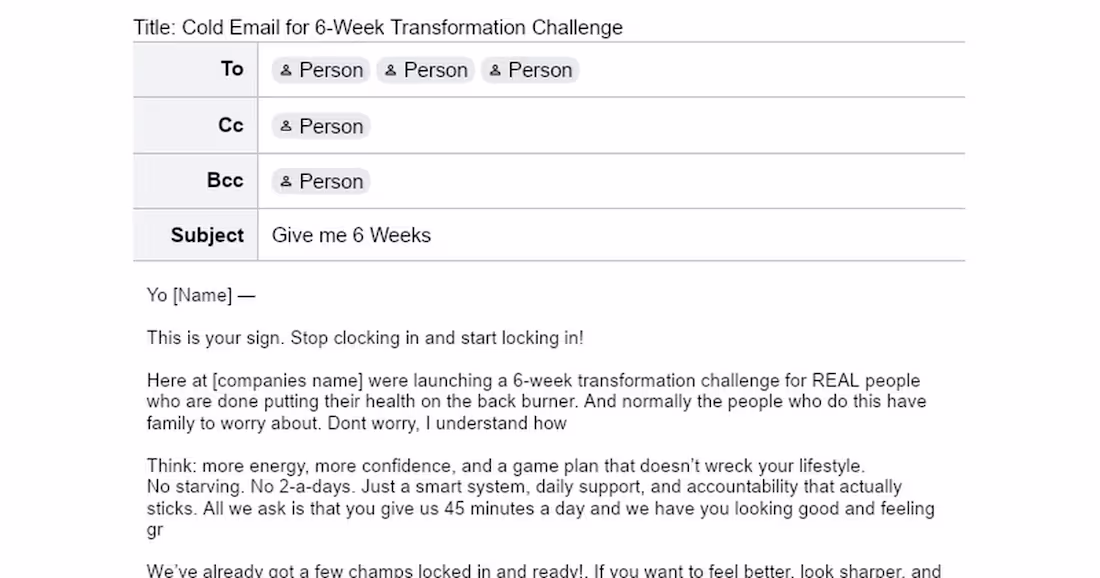 Cover image for 6-Week Health Transformation Challenge