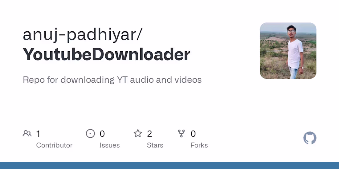 Cover image for YoutubeDownloader