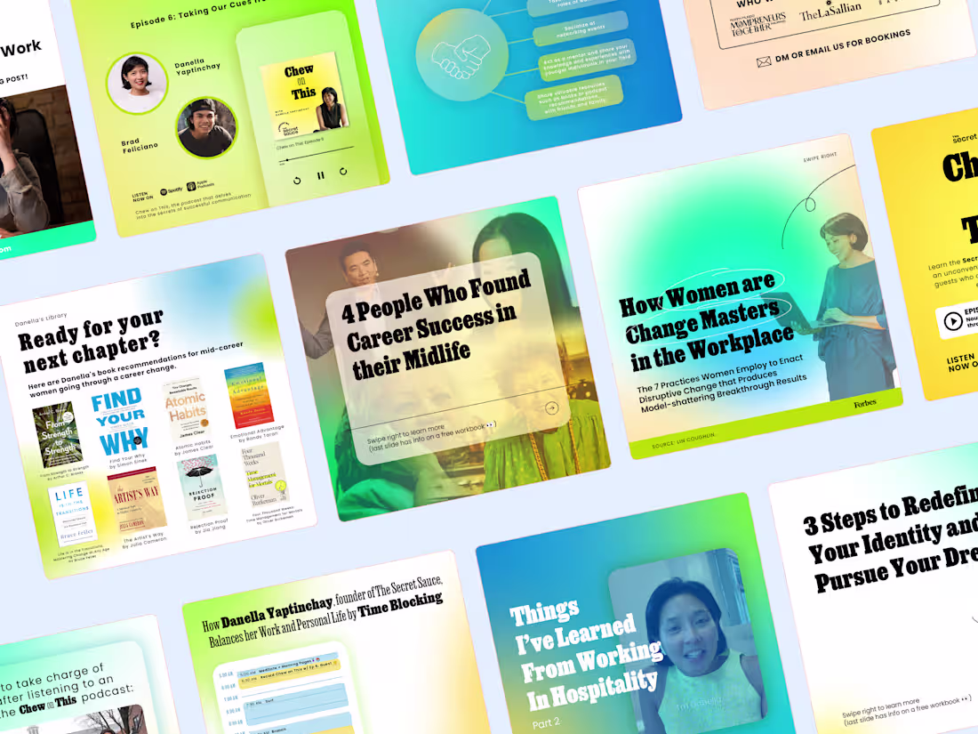 Cover image for The Secret Sauce | Content Strategy & Social Media Management