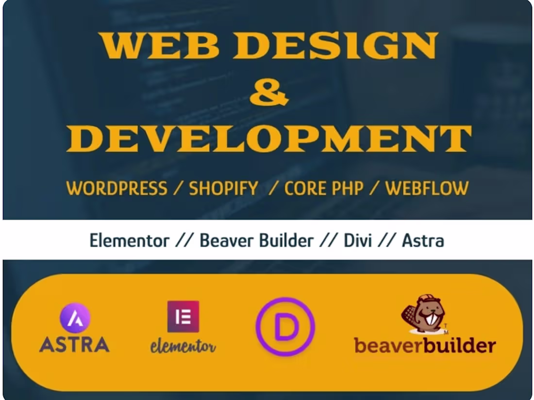 Cover image for You will get professional website design and development