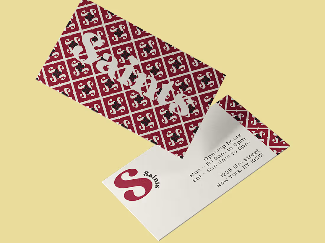 Cover image for Brandidentity for Saints 