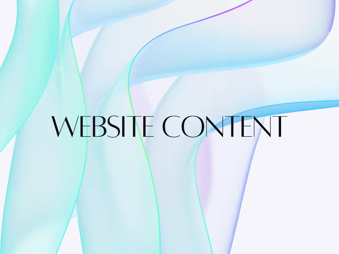 Cover image for Website Content