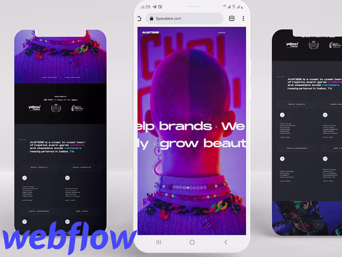 Cover image for I will design your webflow website design, webflow website