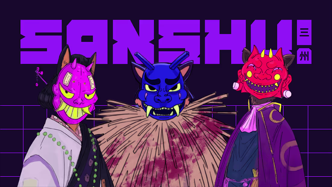 Cover image for Sanshu! — Logo and Brand Identity Design