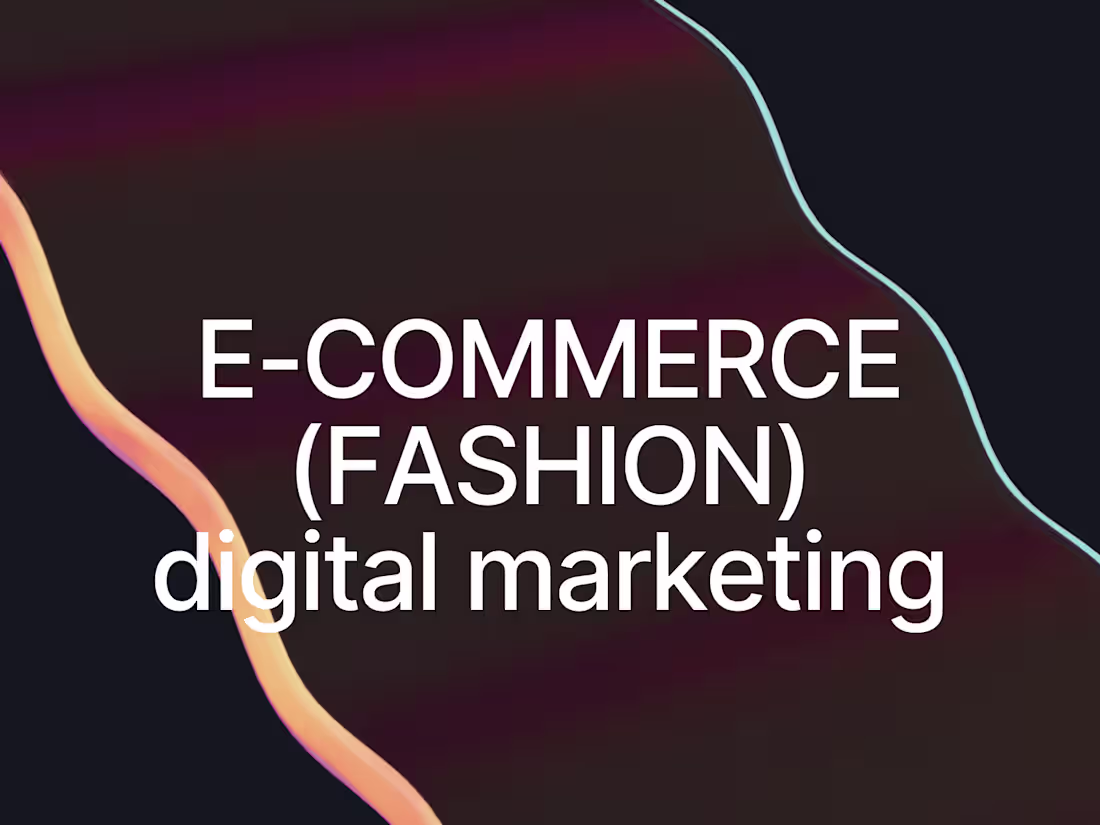 Cover image for Digital Marketing Campaign for an E-commerce Store