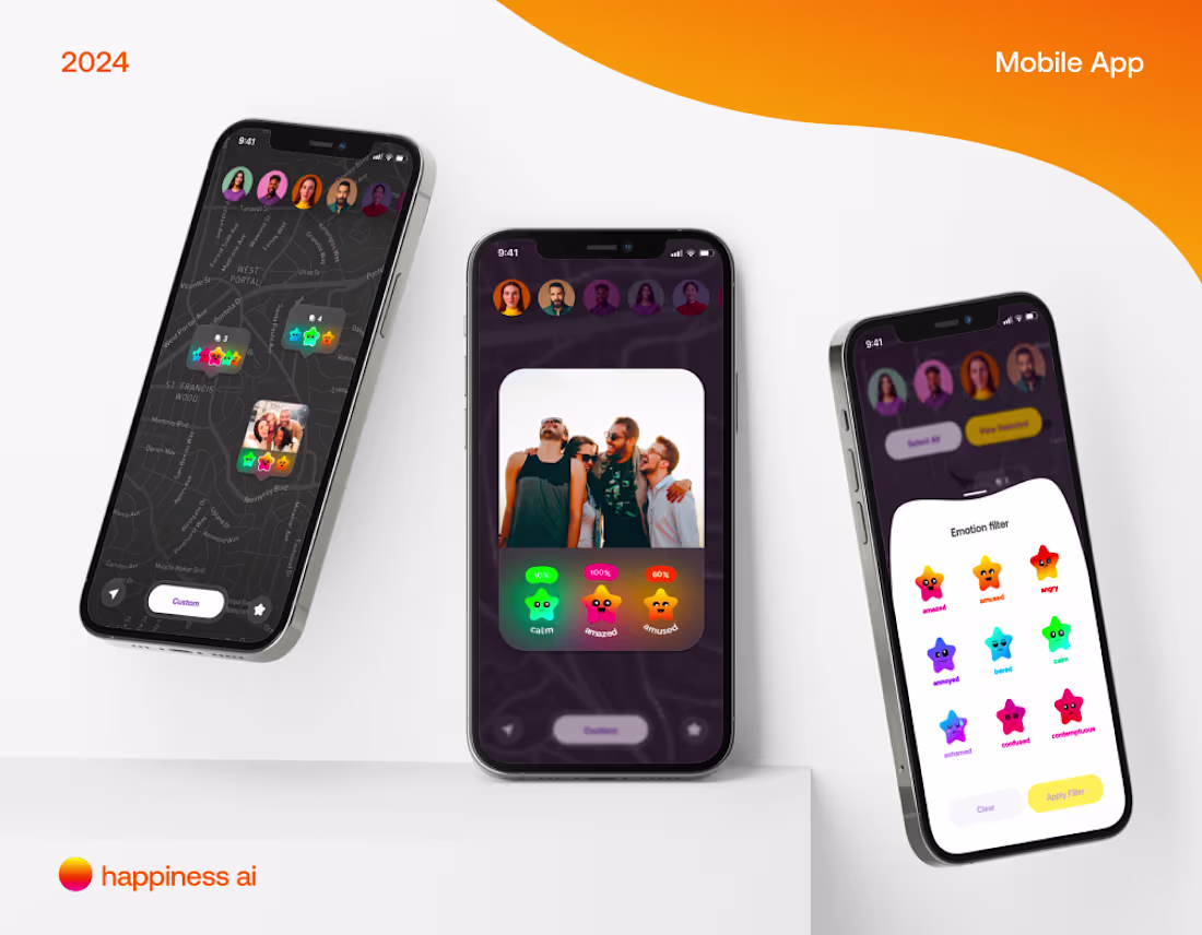 Cover image for Happinnes AI Emotion Tracking App