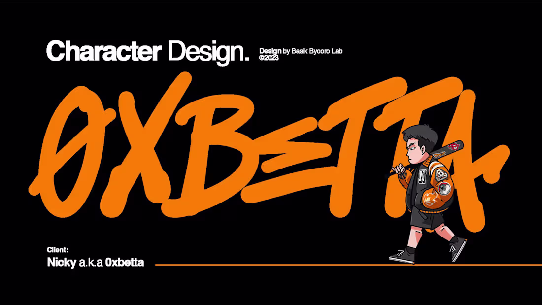 Cover image for 0xBETTA Charcter and Branding Design