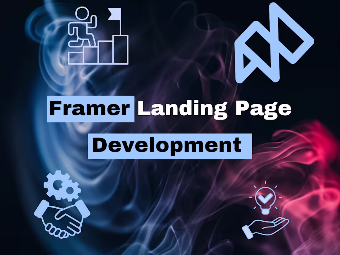 Cover image for  framer Landing Page Development 