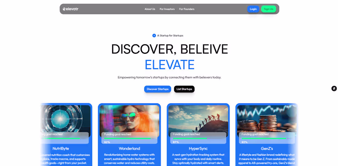 Cover image for Elevatr